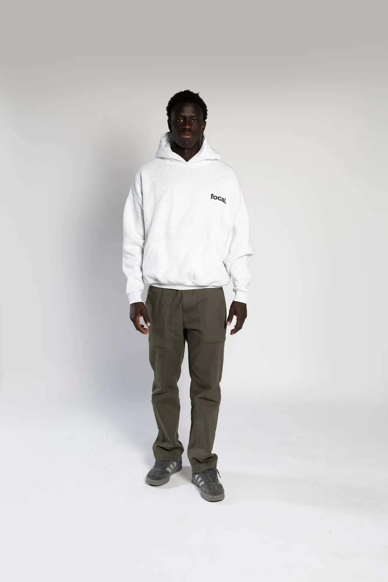 Heavyweight Hoodie - Grey Marle
